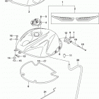 GSX R750 Fuel tank (gsx-r750l7 e33)