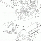 VL800 Rear wheel (vl800l7 e33)