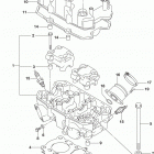 GSX250R Головка цилиндров