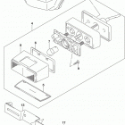 DL650A Задний фонарь