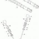 GSX,R600 Распределительный вал  /  клапана