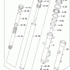 DL650A Front fork damper (dl650xal7 e33)