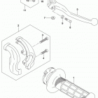 DR,Z400SM Rh handle lever