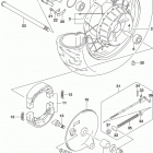 VL800 Rear wheel (vl800tl7 e33)