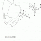 RMX450Z Headlamp cover (rmx450zl7 e33)