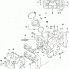 DL650A Головка цилиндров (передняя)