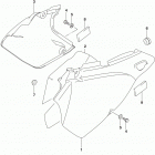 DR,Z400SM Frame cover (dr-z400sml7 e28)