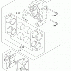 DL1000A,XA Передние тормоза