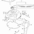 GSX R750 Fuel tank (gsx-r750l7 e03)