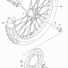 DR,Z125,L Front wheel (dr-z125l e28)