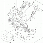 GSX250R Корпус Дросселя