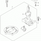 GSX S1000, A Lock set (gsx-s1000l7 e33)