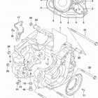DR650SE Картер двигателя