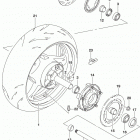 GSX1300R,A Rear wheel (gsx1300ral7 e33)