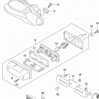GSX S1000FA Задний фонарь