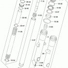 VL1500 Front fork damper (vl1500btl7 e28)