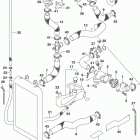 VL1500 Radiator hose (vl1500bl7 e03)