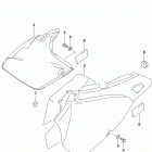 DR,Z400S Frame cover (dr-z400sl7 e33)