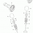 RM,Z450 Распределительный вал  /  клапана