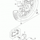DR,Z125,L Front wheel (dr-z125 e28)