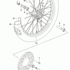RM85 Front wheel (rm85l7 p28)