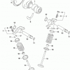TU250X Распределительный вал  /  клапана