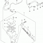 GSX1300R,A Clutch hose (gsx1300ral7 e28)