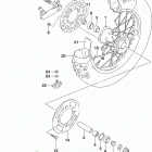 RM85 Rear wheel (rm85l7 p03)
