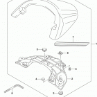 VZR1800,BZ Seat tail box (for bbd) (vzr1800bzl7 e28)