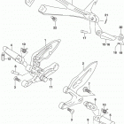 GSX S1000FA Подножки