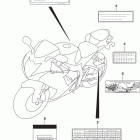 GSX R750 Label (gsx-r750l7 e33)