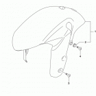 GSX R750 Front fender (gsx-r750l7 e33)