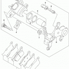 DR,Z400SM Задний суппорт