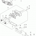 GSX R750 Rear combination lamp (gsx-r750l7 e28)