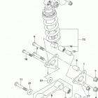 GSX,R600 Rear cushion lever (gsx-r600l7 e28)