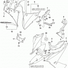 GSX S1000FA Side cowling (ysf)