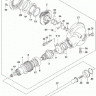 VZ800 Propeller shaft  /  final drive gear