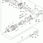 VL800,T Propeller shaft  /  final drive gear