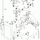 VL1500T Radiator hose (vl1500tl6 e28)