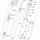 VL1500T Передняя вилка