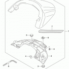 VZR1800 BZ Seat tail box (for bbd)  (vzr1800bzl6 e33)