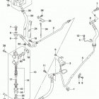 VL1500B Задний торм цилиндр