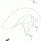 VZR1800 BZ Front fender (for pgz)  (vzr1800bzl6 e33)