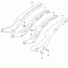 VL1500T Рама задняя часть