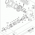 VZR1800 BZ Propeller shaft  /  final drive gear