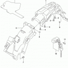 DR200S Задний бампер