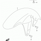 VZR1800 BZ Front fender (for pgz)  (vzr1800bzl6 e28)