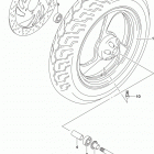 VZ800 Переднее колесо