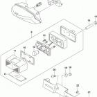 GSX R1000 Rear combination lamp (gsx-r1000l5 e03)