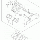 DR650SE Задний суппорт